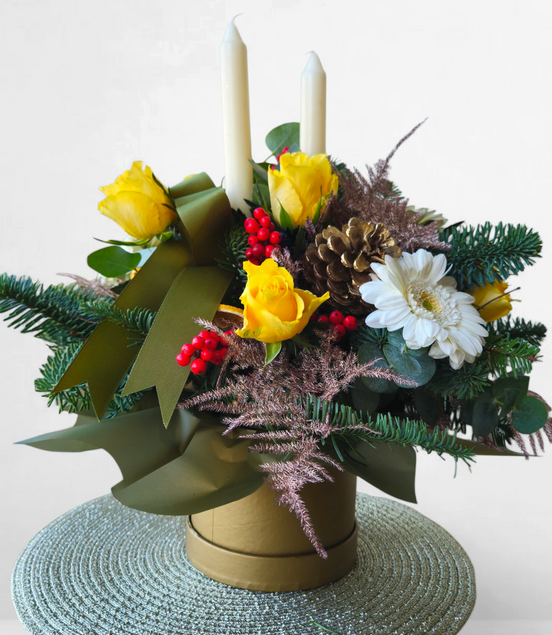Golden Glow Centerpiece