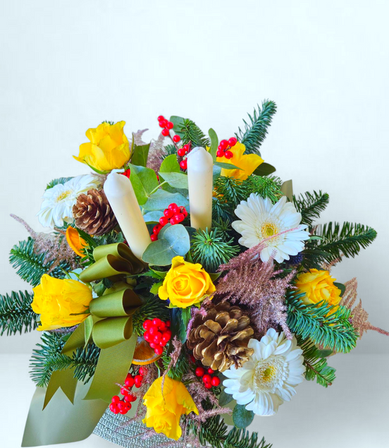 Golden Glow Centerpiece