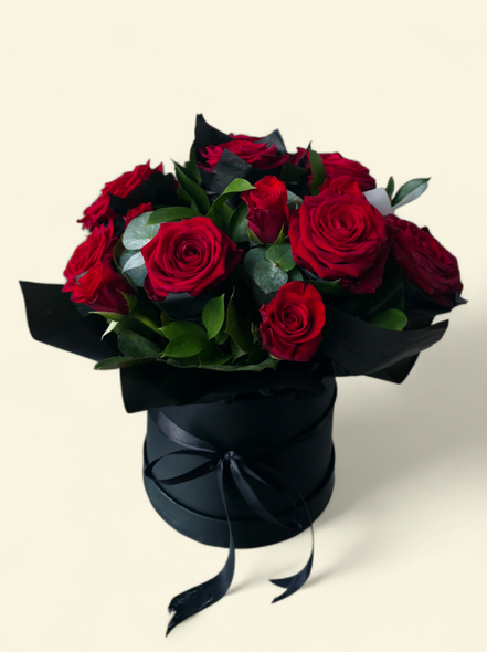 Midnight Rose Hatbox