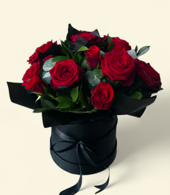 Midnight Rose Hatbox