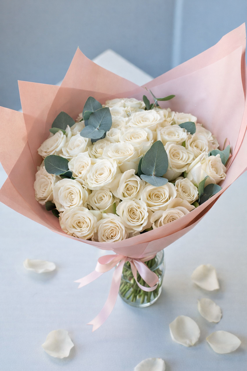 Luxury White Roses